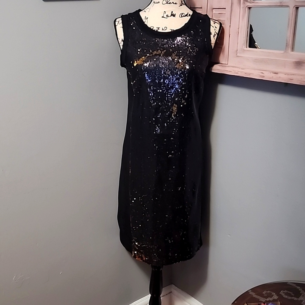 Michael Kors Sequin Sleveless  Dress